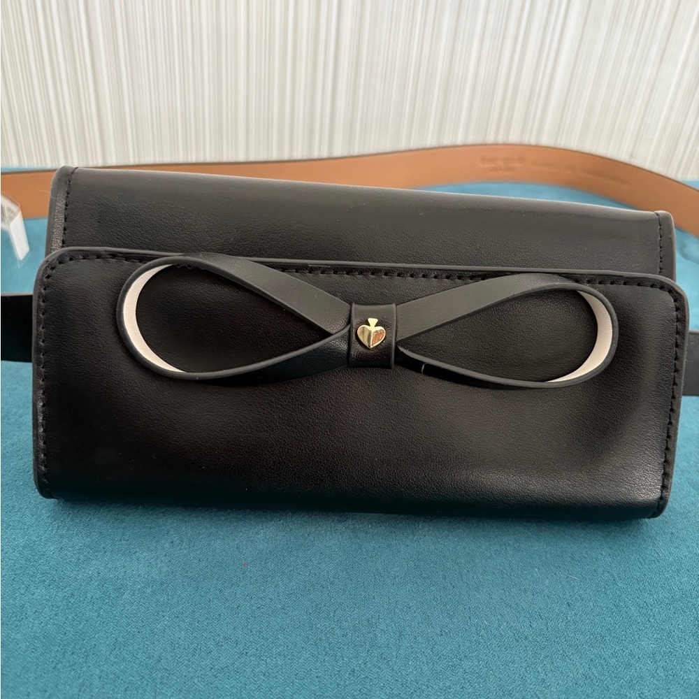 Kate Spade New York Black Leather Belt Bag - Picture 2 of 9